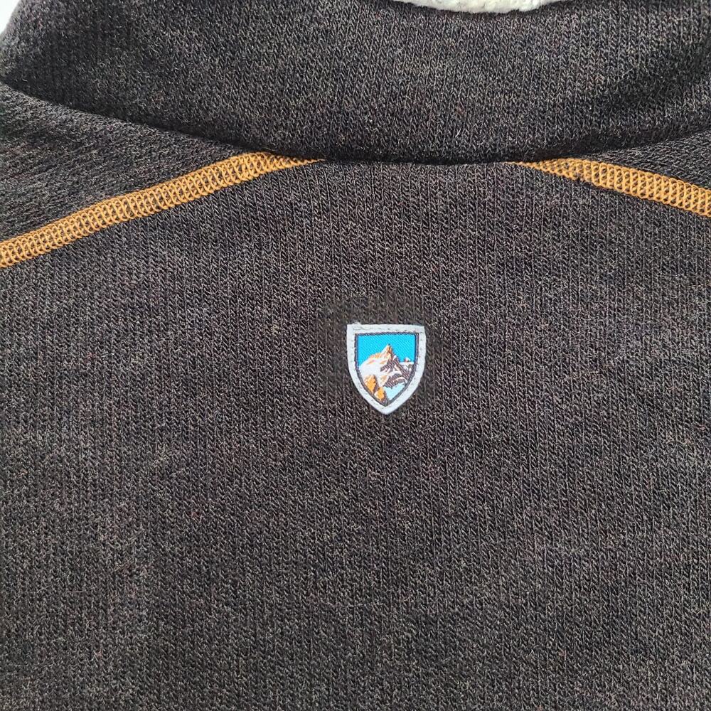 KUHL Europa 1/4 Zip Fleece Sweater Mens XXL Brown Alfpaca Pullover EUC - Picture 6 of 12